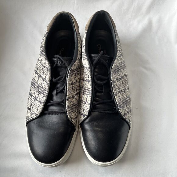 Cole Haan 9 B W15430 Grandpro Spectator 2.0 Sneakers Gray Black White Snake EUC - Picture 6 of 14